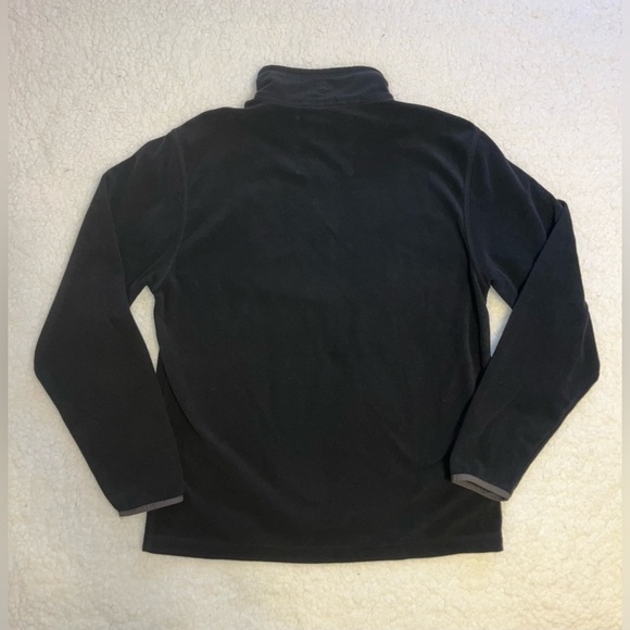 Timberland Half-Zip Fleece Pullover Jacket Black Gray Men’s Medium - Picture 5 of 6